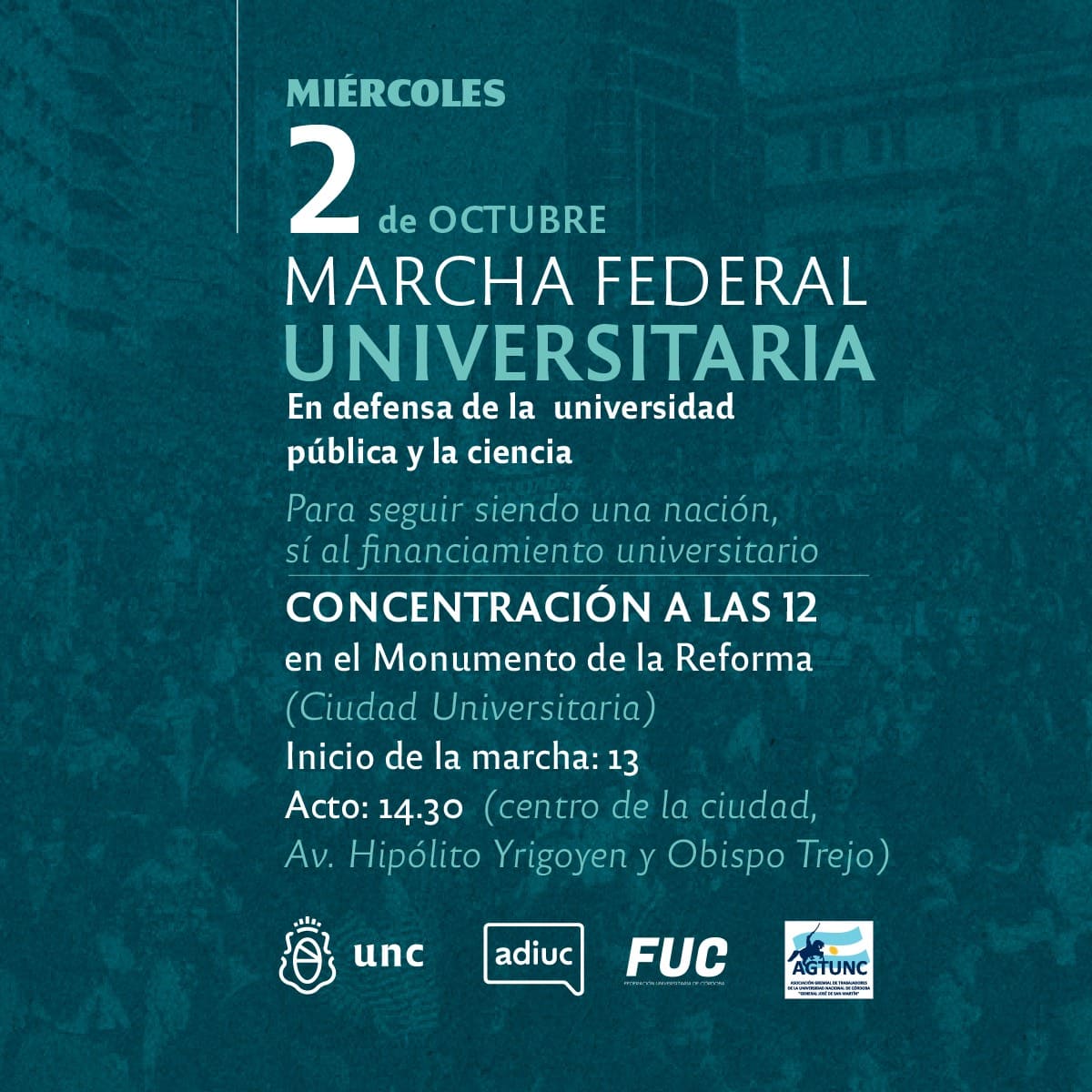 segunda marcha federal universitaria 2024