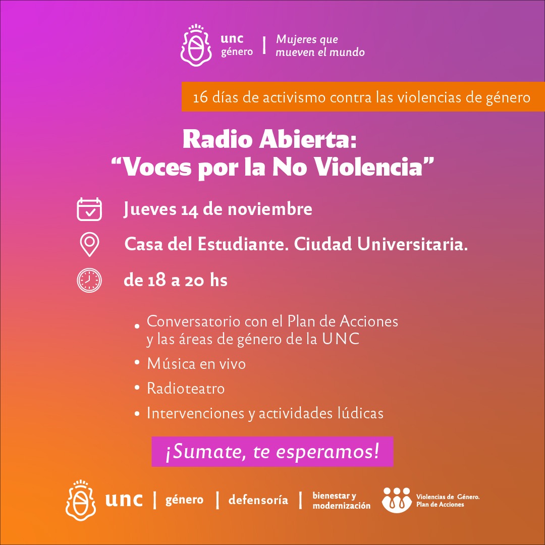 radio abierta género unc